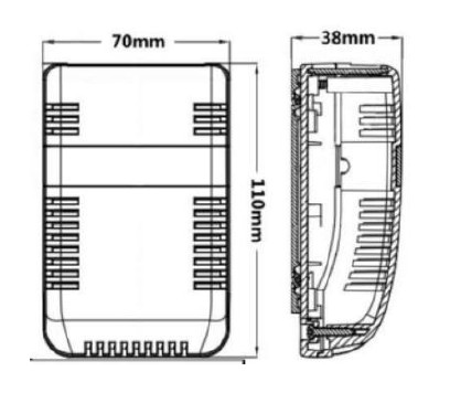 Габаритные размеры EnergoM-918-C2H4 Габаритные размеры EnergoM-918-C2H4