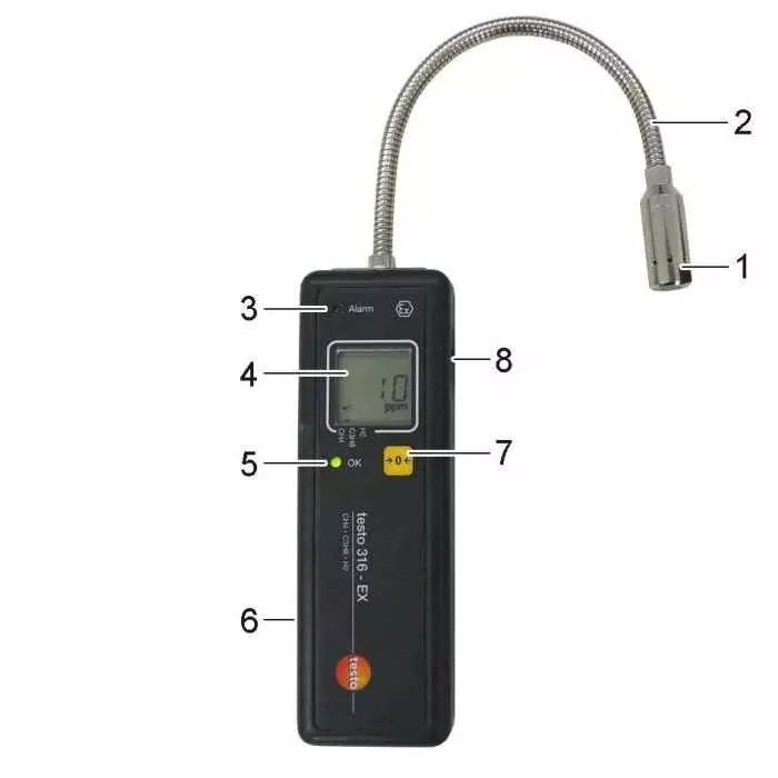 Общий вид течеискателя Testo 316-EX